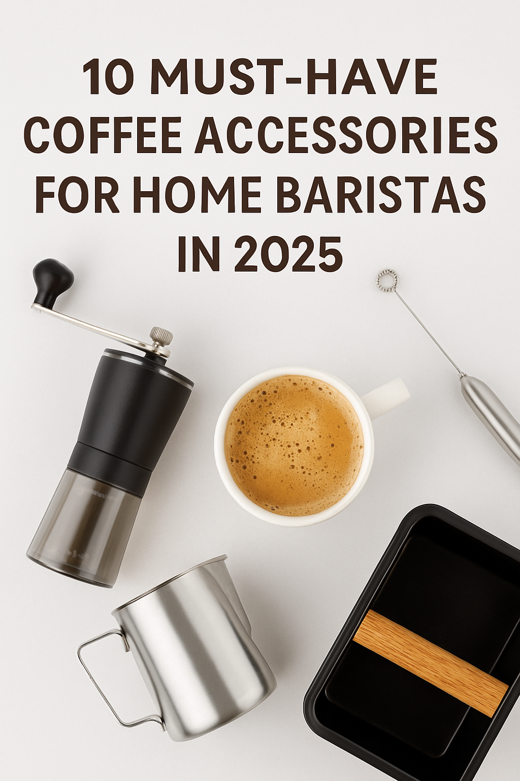 Upgrade your coffee setup with the 10 best home barista accessories of 2025. From grinders to gooseneck kettles, here’s everything you need to brew like a pro.